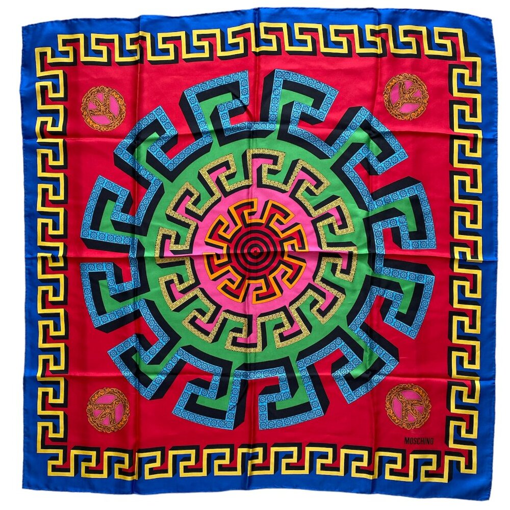 Moschino Vintage Silk Scarf